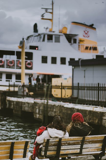 Gardalake ferry boat midday