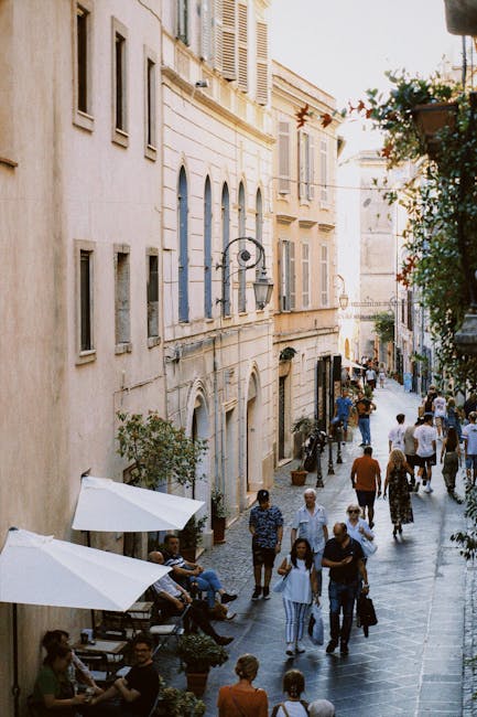 Brera narrow street afternoon cafés