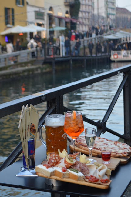 Navigli canal aperitivo terrace