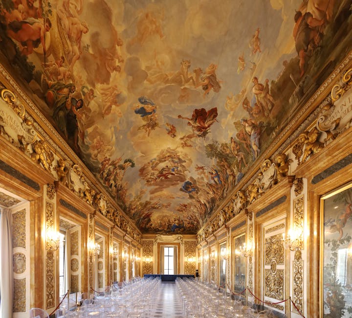 Palazzo Reale interior fresco hall