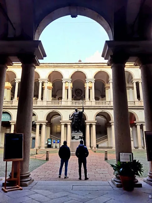 Pinacoteca di Brera gallery room