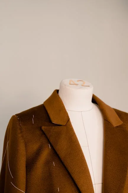 Buste de mannequin habillé d'une veste en laine en atelier à Milan