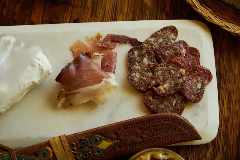 Italian charcuterie cheese board sharing